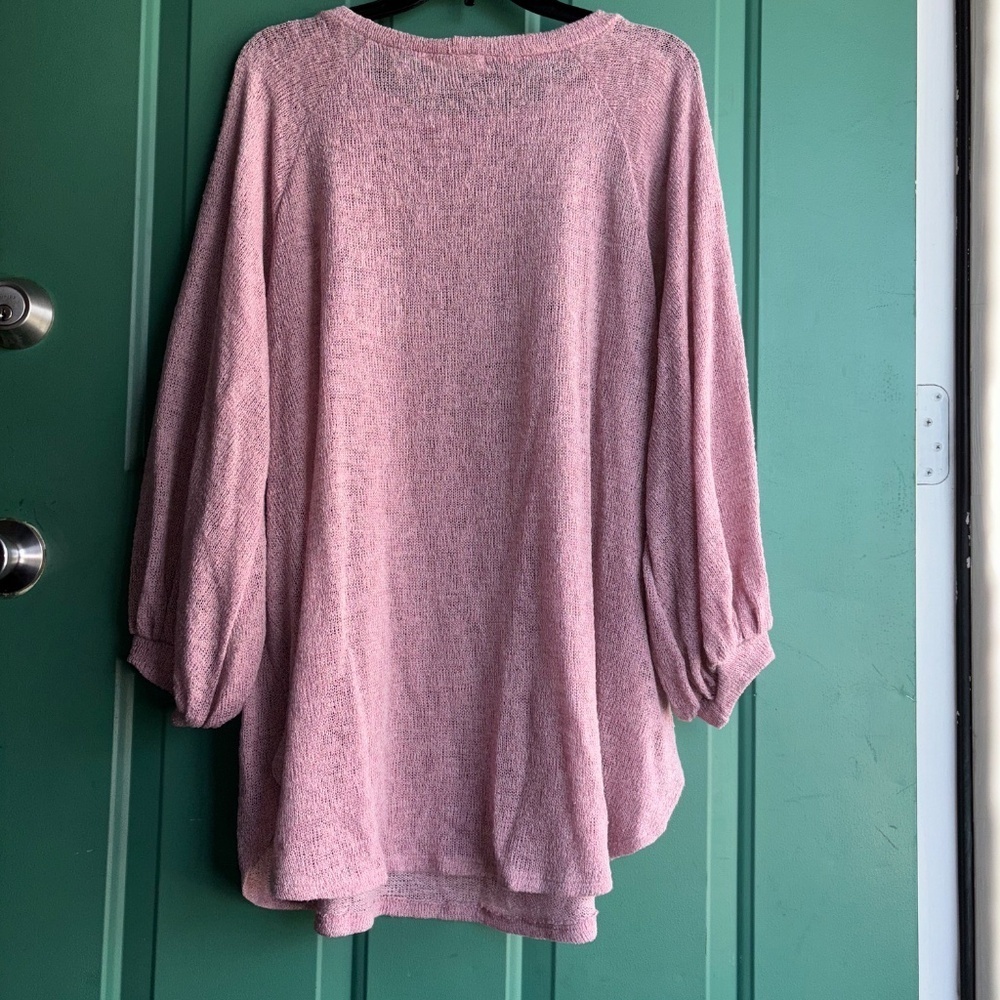 Emerald 1x soft lightweight pink long sleeved top - Picture 9 of 10